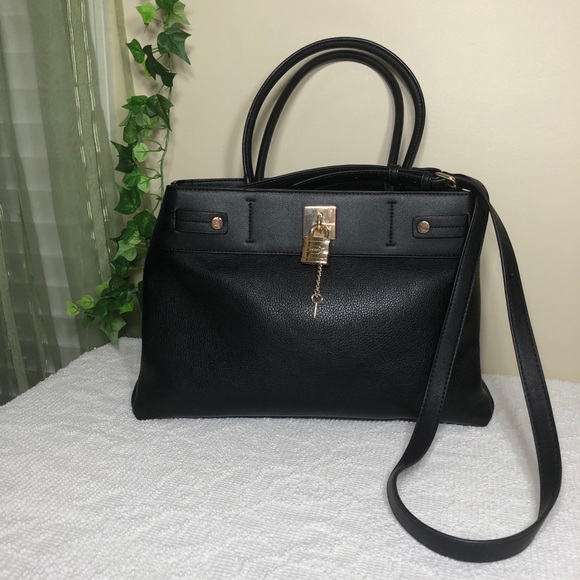 Aldo Handbags - Aldo Black Tote Bag with Crossbody Strap Medium